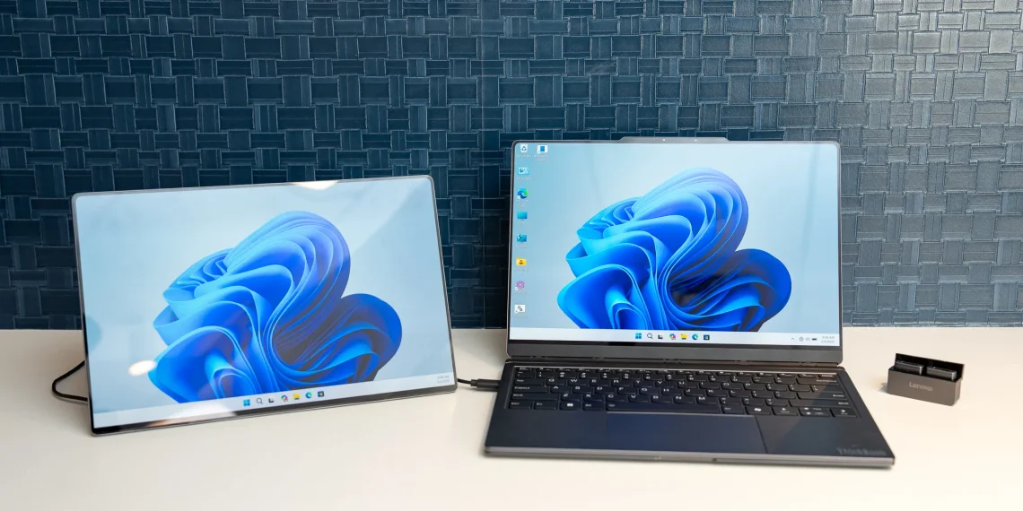 Lenovo no MWC 2026: tablet gaming dobrável e portátil com ecrã duplo são o futuro